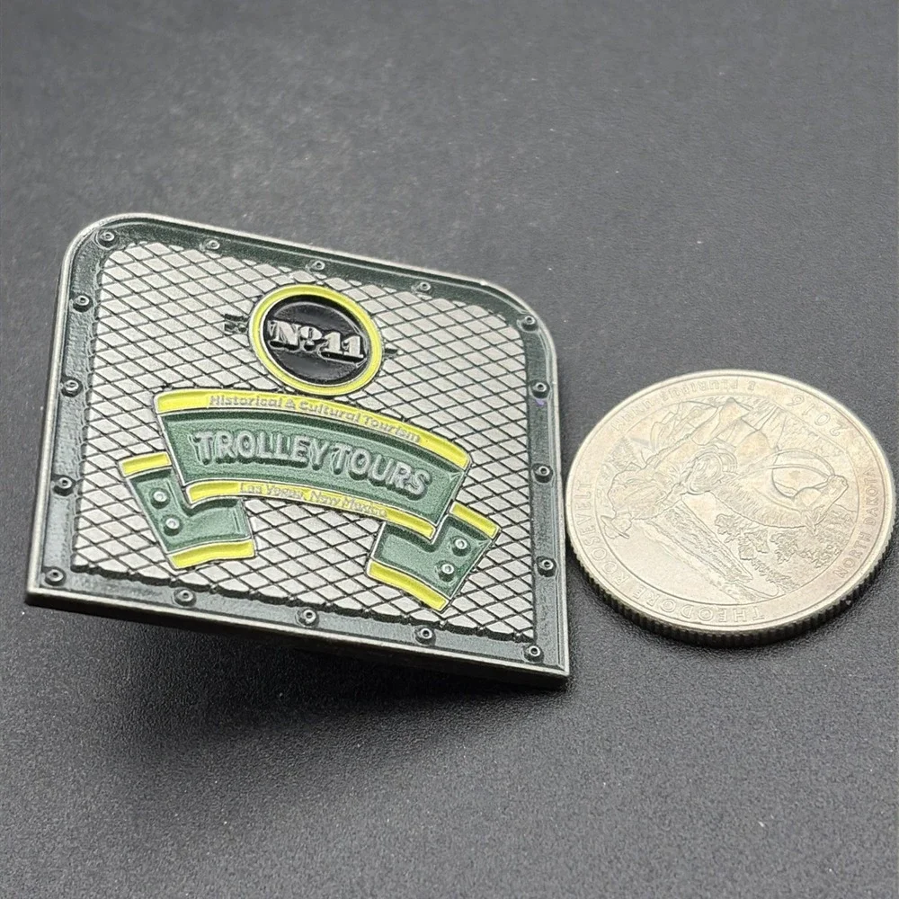 Trolley Tours Historical & Cultural‎ Tourism New Mexico Lapel Hat Pin